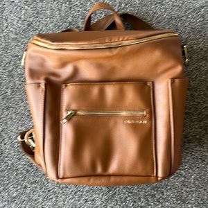 Brown Fawn diaper bag